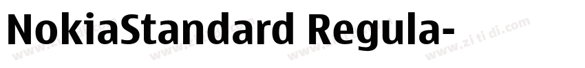 NokiaStandard Regula字体转换 NokiaStandard Regula字体转换